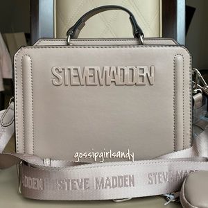 Steve Madden Mushroom Bevelyn Crossbody Handbag